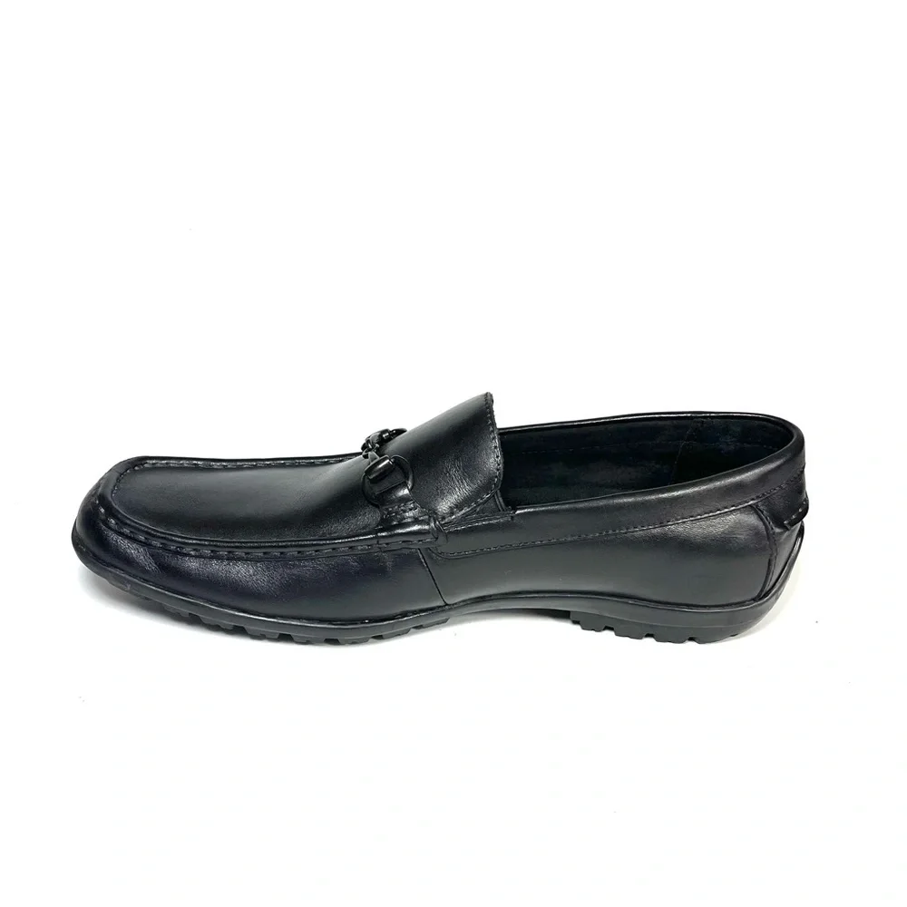 Florsheim‎ Men’s Loafers Horsebit Black Leather Size 11 D